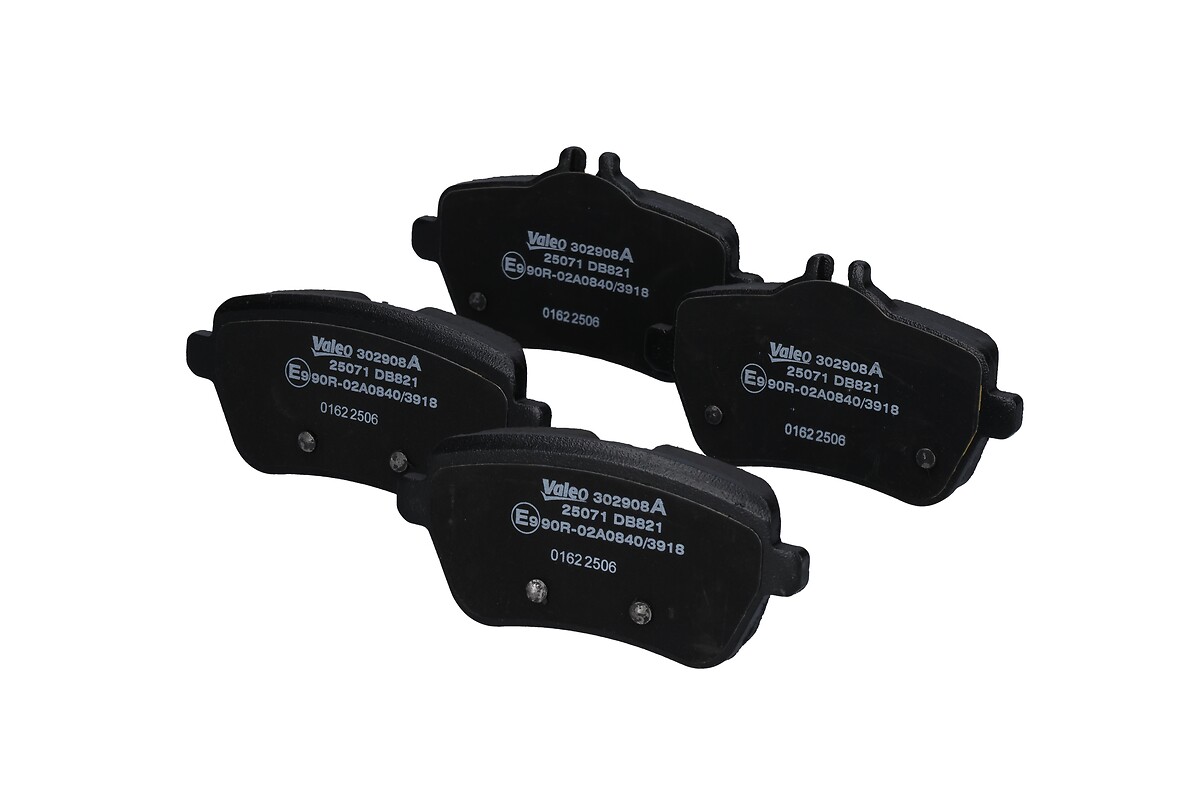 Jeu de 4 plaquettes de frein VALEO ref. 302908A